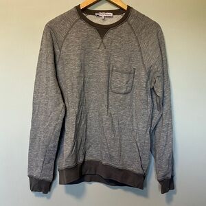Orlebar Brown Gray Crew Neck Men's Sweater